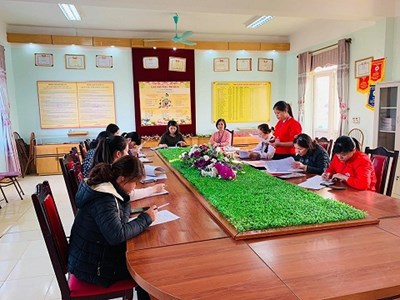 Chi bộ Trường mầm non Kim Lan tổ chức kiểm điểm tập thể chi bộ, kiểm điểm đảng viên năm 2019. 